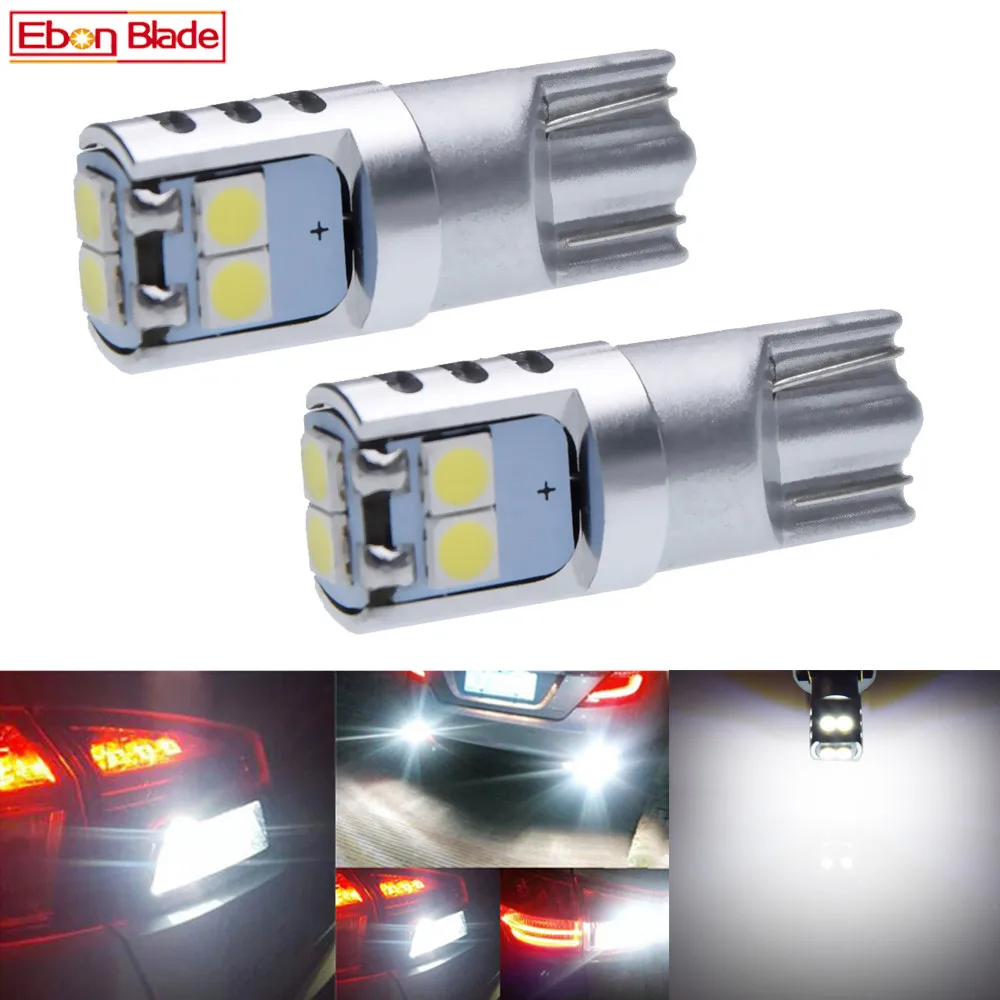 2pcs T10 Led W5w Led Lamp For Auto Car Styling 12v 24v 3030 Smd Led T10 W5w  Light Bulbs For Auto 5w5 Lights W5w T10 White 6000k - Signal Lamp -  AliExpress