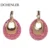 DCHENLER Gota grandes Brincos Brincos de liga de Zinco De Couro de verão Grande Longo Brinco Oorbellen sieraden voor vrouwen estampa de leopardo
