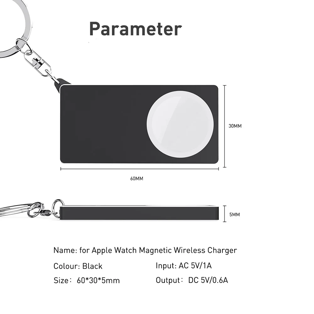 Магнитное Беспроводное зарядное устройство для Apple Watch серии 1 2 3 4 портативное