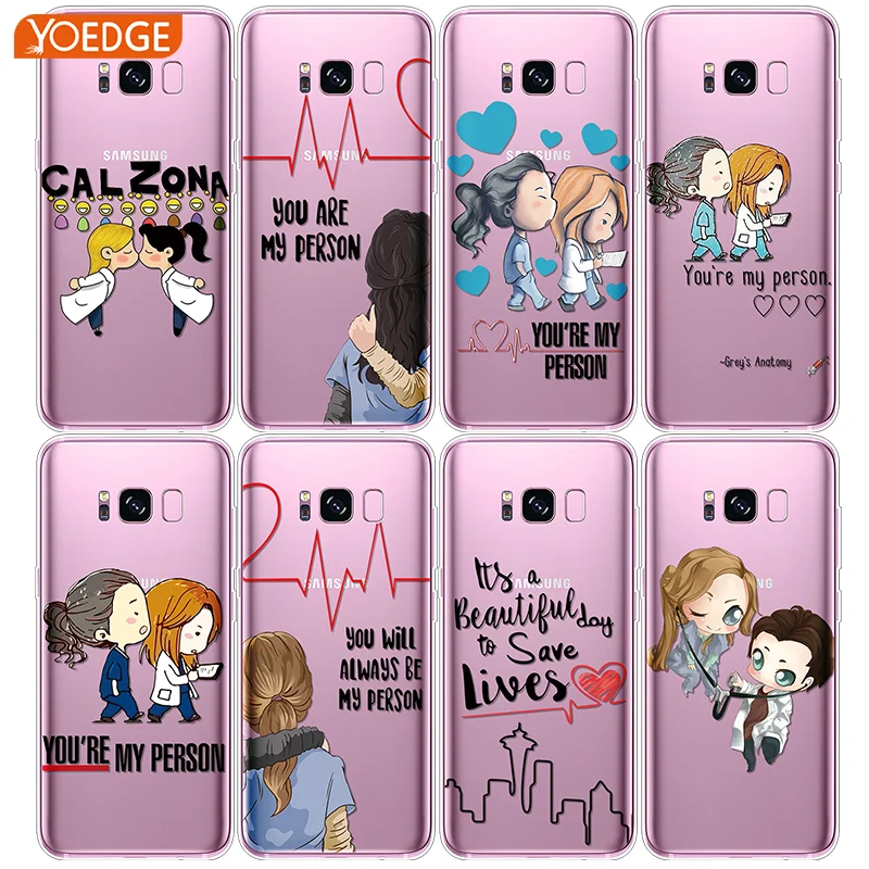 

You're My Person Greys Anatomy Coque For Samsung Galaxy A7 A8 A9 2018 A5 A7 2016 2017 S7 S8 S9 S10 Plus A50 A70 A40 A60 M20 Case