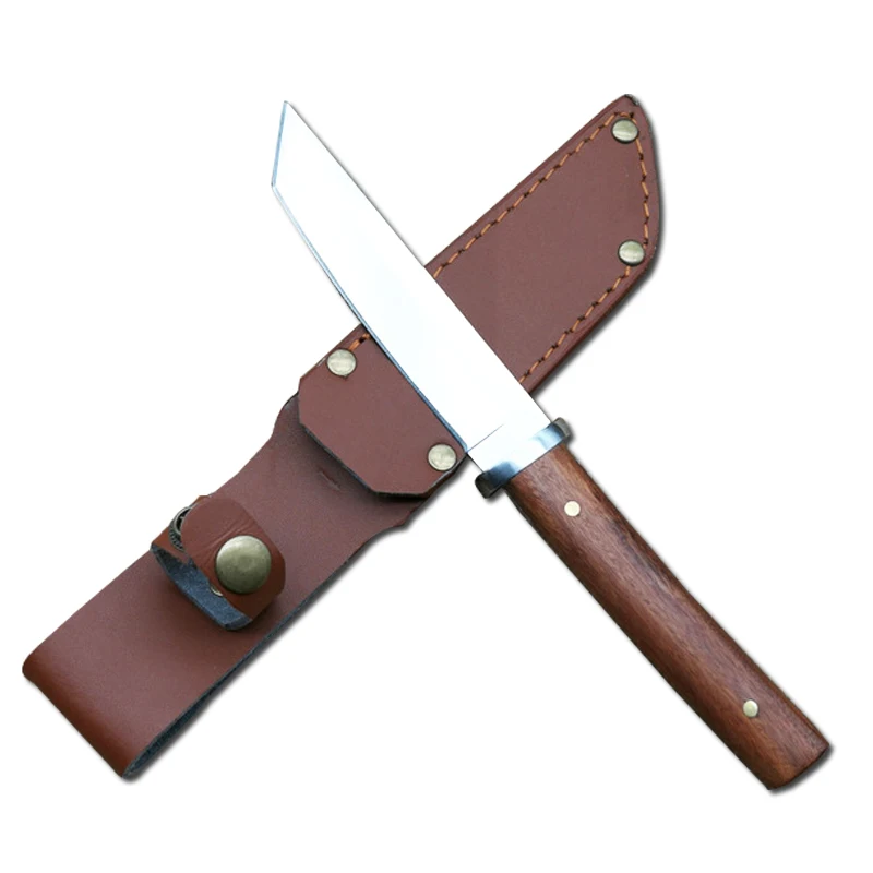 

ToughKeng 59HRC Jungle Tanto Fixed Blade Knife 9Cr18Mov Steel Hunting Knife Outdoor Tactical EDC Tools