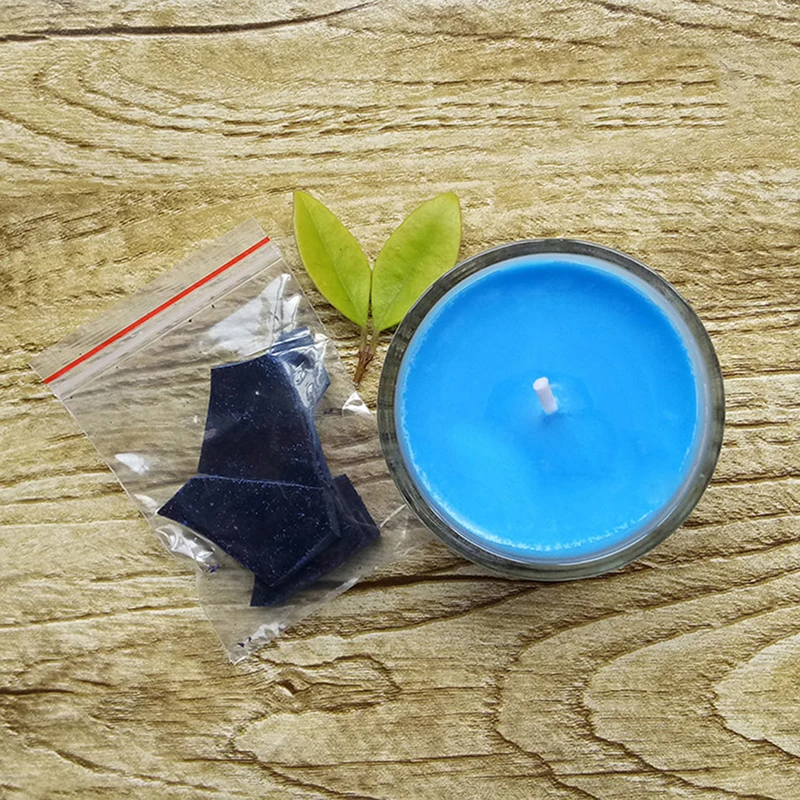Для 2 кг соевого масла цвет свечи изготовления пигментов по пресс-формы для изготовления Ароматических Свечей 5 г DIY Изготовление воска для свечи краски - Цвет: Синий