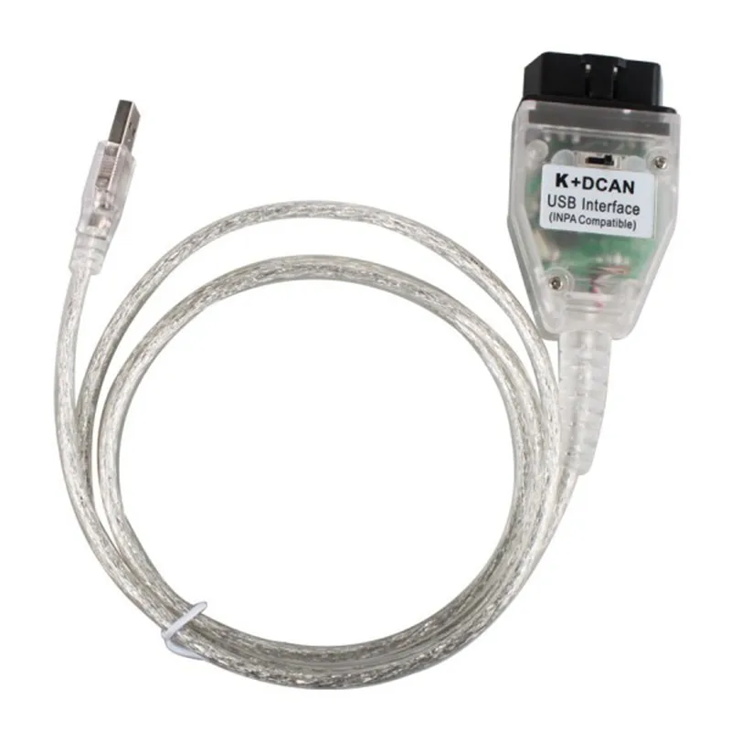 OBD2 для BMW INPA K+ CAN K CAN INPA с чипом FT232RL с переключателем для BMW INPA K DCAN USB интерфейсный кабель с 20PIN для BMW