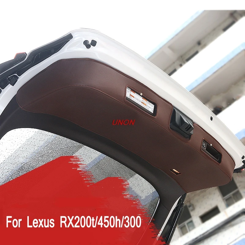 

Leather rear door protector Stickers for Lexus RX200t 450h 2018 car styling