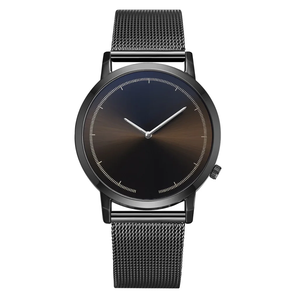 

Fashion Casual Watches Men Stainless Steel Band Strap Business Watch Simple Analog Quartz Wristwatches clock Dropshipping