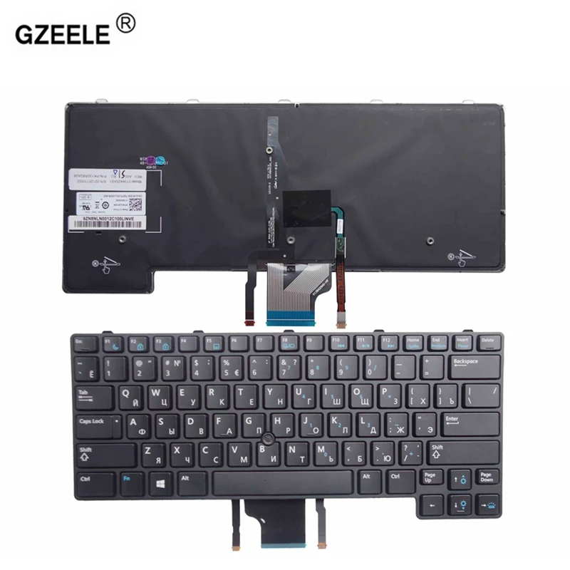 Gzeele Russian Laptop Keyboard For Dell E6430u E6430s 6530u 6430u 100tb With Backlight Black Laptop Keyboard Ru Layout Russian Russian Laptop Keyboard Keyboard For Delllaptop Keyboard Aliexpress