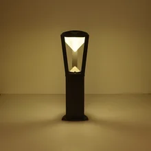 10 шт пакет непромокаемый светодиодный садовый светильник в форме столба/морской светодиодный алюминиевый корпус/Пирамида полимерный абажур