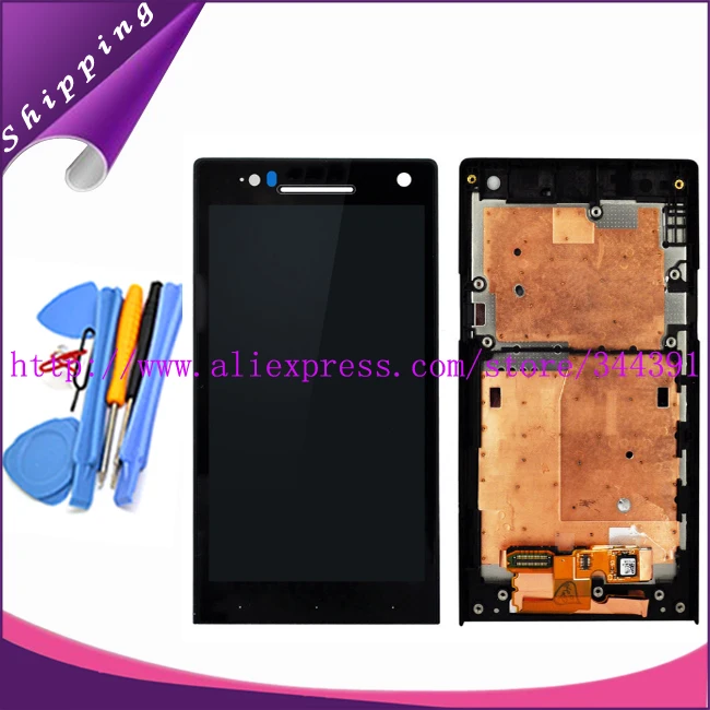 Original tested LCD For Sony Ericsson Xperia S LT26 LT26i LCD Display Touch Screen Digitizer With