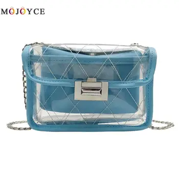 

Summer Clear PVC Flap Female Shoulder Bags Fashion Ladies Composite Crossbody Bags Bolsa Feminina