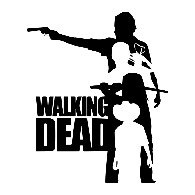 Car Sticker Styling WALKING DEAD Movie Car Bumper Stickers and Decals