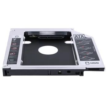 

2nd HDD Caddy 12.7mm Aluminum Optibay SATA 3.0 Hard Disk Drive Box Enclosure DVD Adapter 2.5 SSD 2TB For Laptop CD-ROM