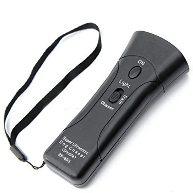 Ultrasonic Dog Chaser Stop Aggressive Animal a Dog Repeller With Led Light Training Ultrasonic Horn Distance Electronic Drive