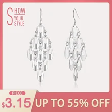 Diamondido New Real 925 Sterling Silver Tassel Dangle Earrings For Women Girls Multilayer Drop Earring Hollow Out Fine Jewelry Diamondido New Real 925 Sterling Silver Tassel Dangle Earrings For Women Girls Multilayer Drop Earring Hollow Out Fine Jewelry