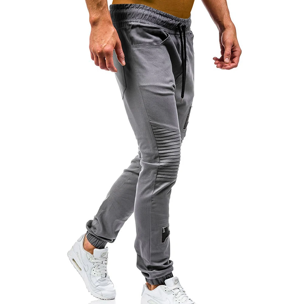 Уличная одежда для мужчин s Joggers, Брендовые мужские брюки, мужские брюки, повседневные камуфляжные штаны с отстрочкой, штаны для хип-хопа, спортивные штаны для бега цвета хаки