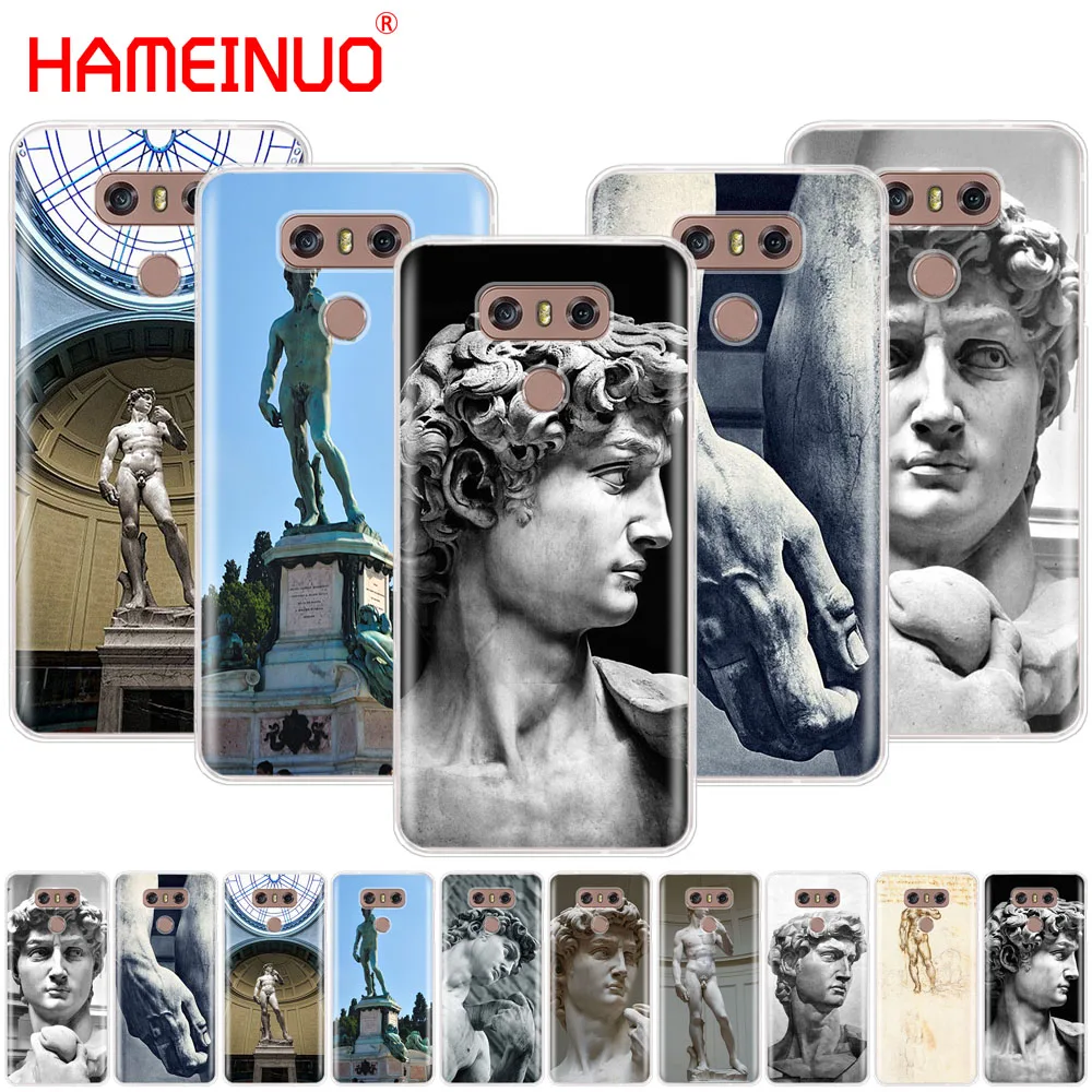 

HAMEINUO Statue Michelangelo-david case phone cover for LG G7 Q6 G6 MINI G5 K10 K4 K8 2017 2016 X POWER 2 V20 V30 2018