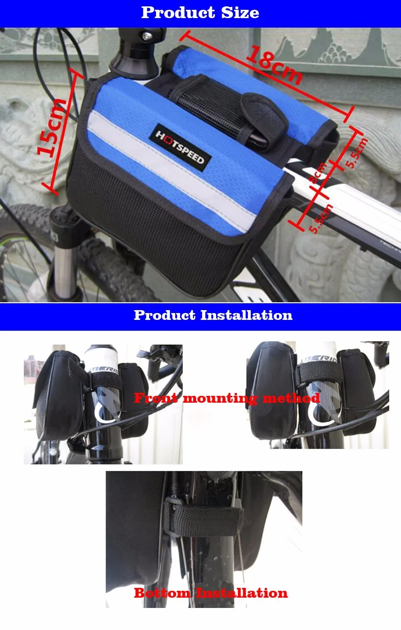 Discount FETESNICE Mountain MTB Road Bike Bag Cycling Package Frame Bicycle bag Front Tube Bag 4 Discount FETESNICE Mountain MTB Road Bike Bag Cycling Package Frame Bicycle bag Front Tube Bag 4