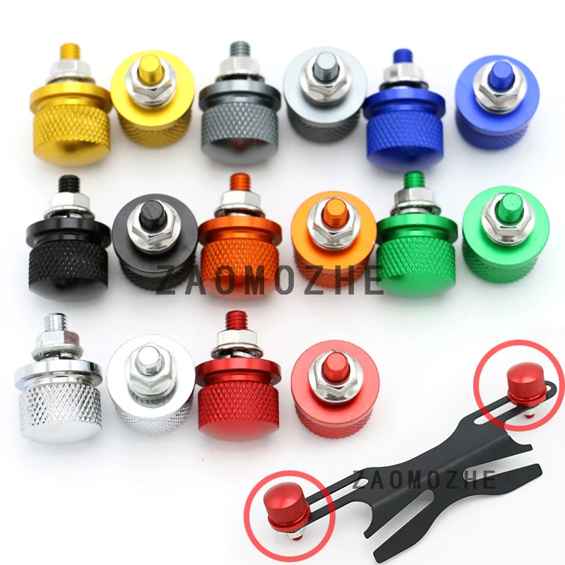 Per Yamaha V-Max Yzf1000 Fzr1000 Exup Xjr400 Accessori Moto Parafango Posteriore Eliminatori License Plate Bolt Vite 6Mm