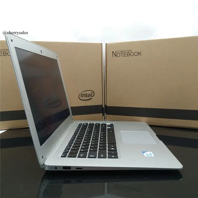 14 inch ultrabook with 4G RAM 64G SSD In-tel Atom X5-Z8300  Windows10 System Laptop HDMI WIFI