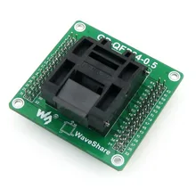 QFP64 PQFP64 TQFP64 LQFP64 GP-QFP64-0.5 IC тестовый загоревший разъем адаптера программирования 0,5 мм Picth