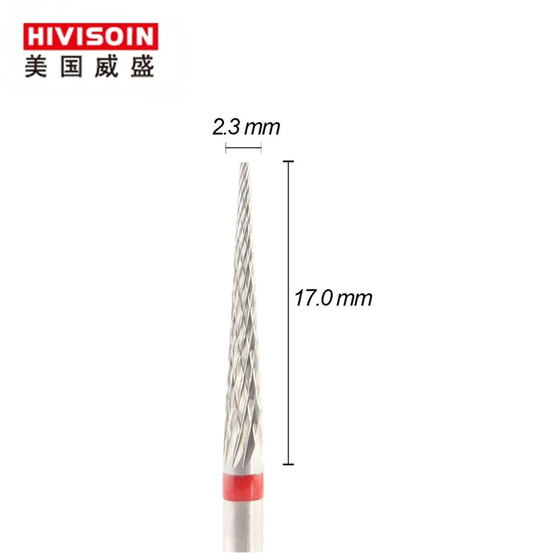 Крест cut fine (0206 023) ISO140 карбид вольфрама Burs HIVISOIN Карбид ногтей сверло и