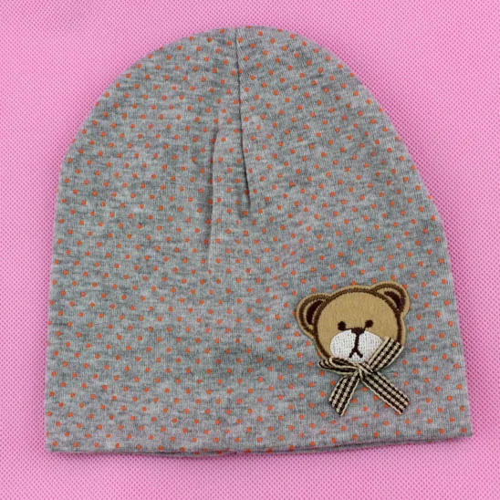 Стиль, Модные Детские ребенка шапка медвежонка шляпу младенческой шляпу Детские колпачок Headress детей шапка 10 цветов+ shippipng - Цвет: Серый