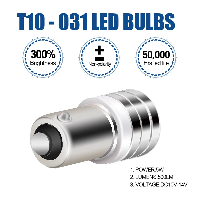 Hlxg 2 шт. T4W H5W BA9S led белый свет 6000 K авто лампа для чтения в помещении лампочки резерв