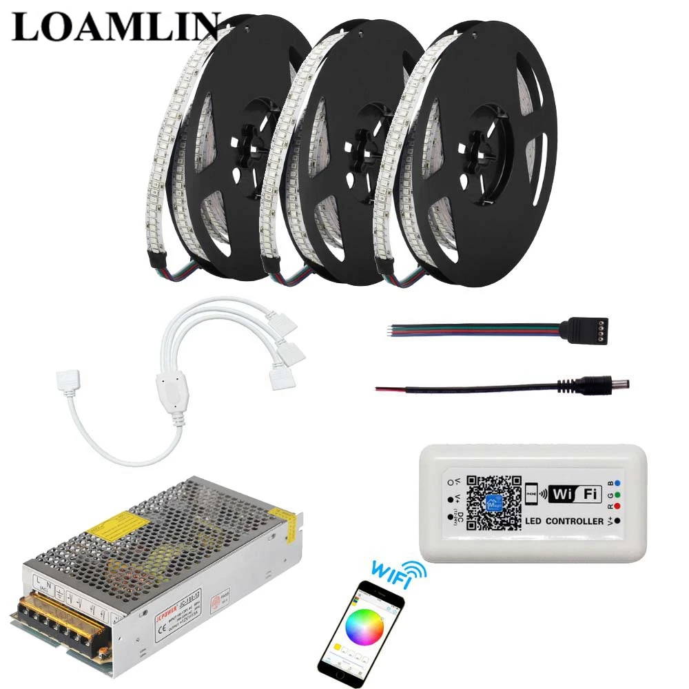 5 м 10 15 20 234 светодиодов/м RGB Светодиодная лента 2835SMD с волшебным домом WIFI