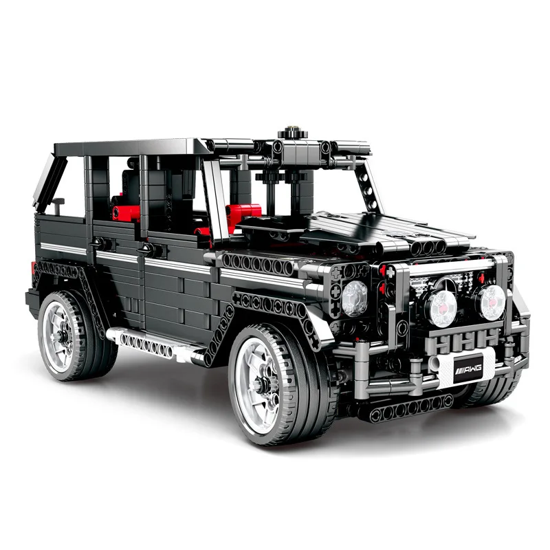 

SEMBO Creator Expert Technic MOC G500 SUV Mercedesal-benzg big G Model Building Blocks Sets Bricks Boys Toys for Children Gift