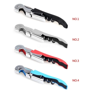 

2000Pcs/Lot Wine Beer Bottle Cap Opener Corkscrew Stainless Steel Metal With Mental Handle