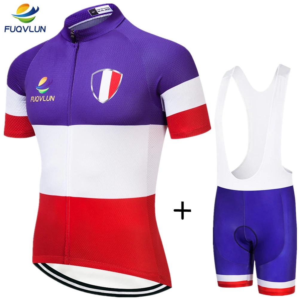 

FUQVLUN 2018 new Cycling Jersey Set ropa ciclismo sport mtb bike clothes maillot ciclismo bicycle man summer cycling clothing