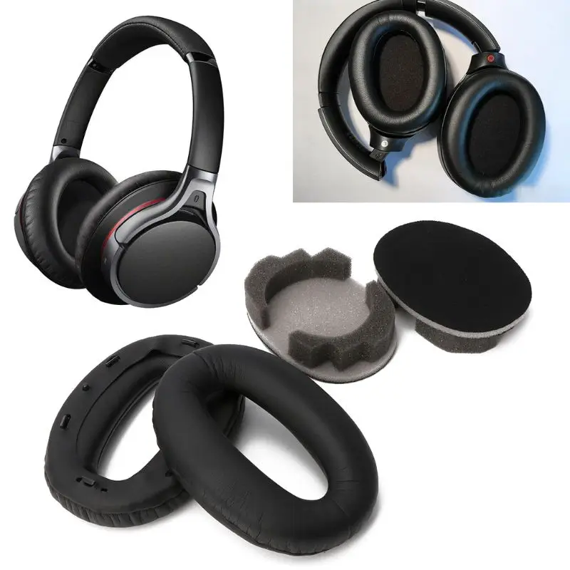 

Soft Protein Leather Earpads Replacement Ear Pads Ear Cushion For SONY MDR-1000X MDR 1000X WH-1000XM2 Headphones #418