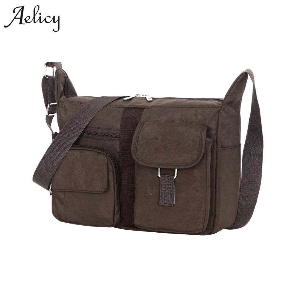 

Aelicy Luxury High Quality Casual Tote Big Handbag School Shoulder Bag with long belt 6 Colors men travel bags bolsa feminina