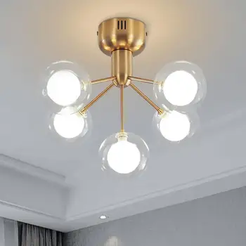 

Post Modern Gold Ceiling Lamp Bedroom Lighting Fixtures New Arrival LED Ceiling light Creative Branch Design Home Lamps