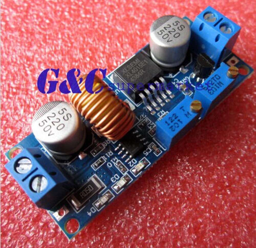 

1PCS 5A Lithium Charger Step down 5A Power Supply Module LED Driver