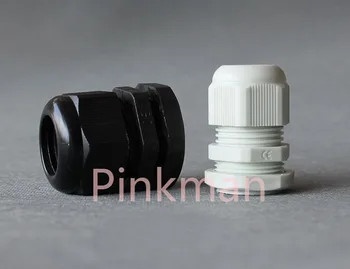 

50pcs Metric System Black M22 Nylon Cable Glands