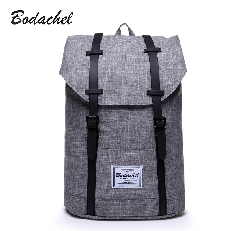 Bodachel Backpack Men High Quality Male Backpack School Bags Large Capacity Bagpack Notebook Backpacks Waterproof Oxford 21L