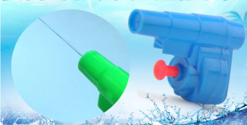 Бесплатная доставка 24X дешевые детские летние пляжные мини-водяной пистолет брызгается пистолет игрушки партия Игрушки Подарки Лут мешок