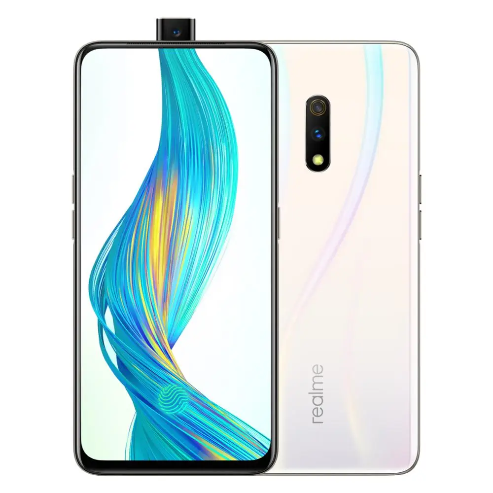 

Stock OPPO Realme X 4G LTE Mobile phone Snapdragon 710 6.53" 2340X1080 8G RAM 128G ROM 48.0MP Fingerprint Android 9.0 Cellphones
