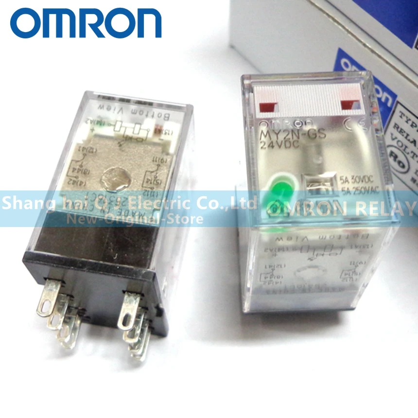 Реле OMRON MY2N GS 12 В постоянного тока 24 110/220 переменного абсолютно новое и
