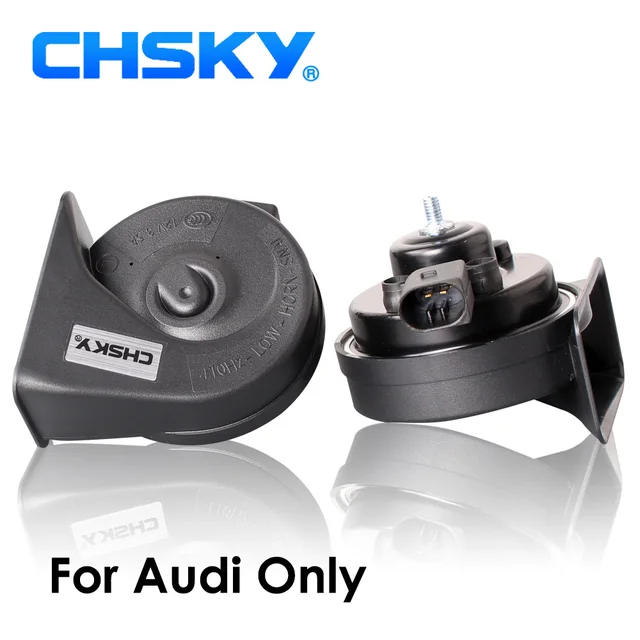 CHSKY Car Horn Snail Horn For Audi A1 A2 A3 A4 A5 A6 A7 A8 Q2 Q3 Q5 Q7
