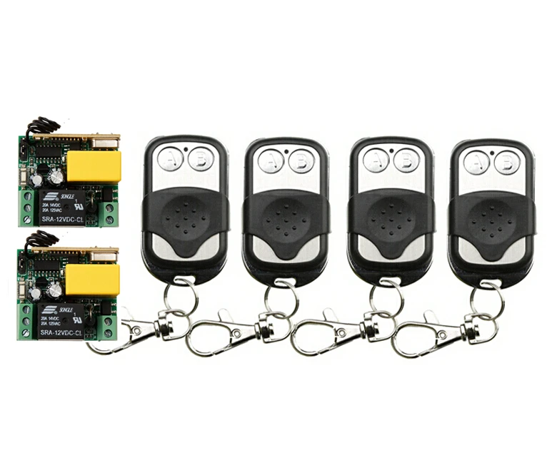 

AC 220 V 1 CH RF mini Wireless Remote Control 35*32*20mm 2 piece Receiver & 4 piece transmitter 50m