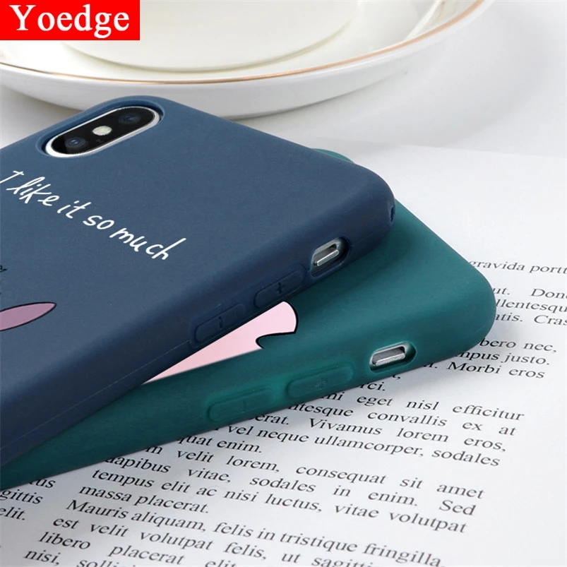 Cartoon Matte Phone Case For iPhone 11 Pro XS Max XR X 10 8 7 6 6S Plus 7Plus Luxury Soft TPU Back Cover Funda For iPhone X Case