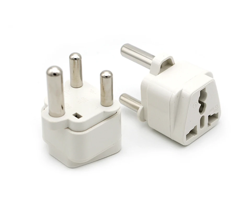 Large South African Adapter 2500W High Power Appliances Lightweight Socket Travel Hotel Home Use Chad India Nepal Bahrain (4)