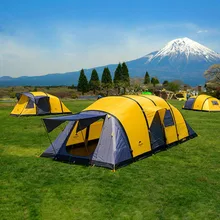 Палатка 3-10 человек Водоустойчивый Раздувной шатер Семейный отдых Пикник путешествия укрытия Солнца 