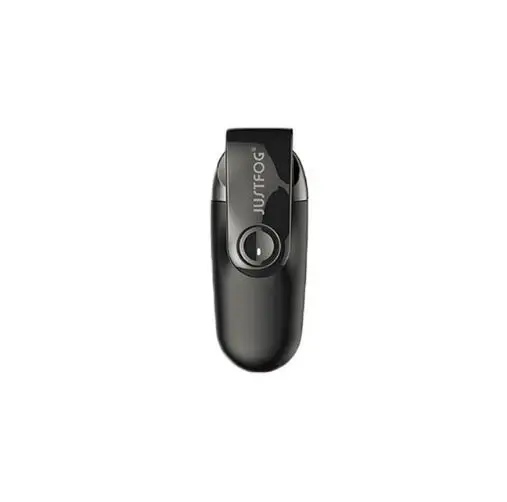 vape pod система Justfog C601 Комплект С Пылезащитным колпачком 650 мАч встроенный аккумулятор портативный системный комплект PK justfog minifit комплект - Цвет: Черный