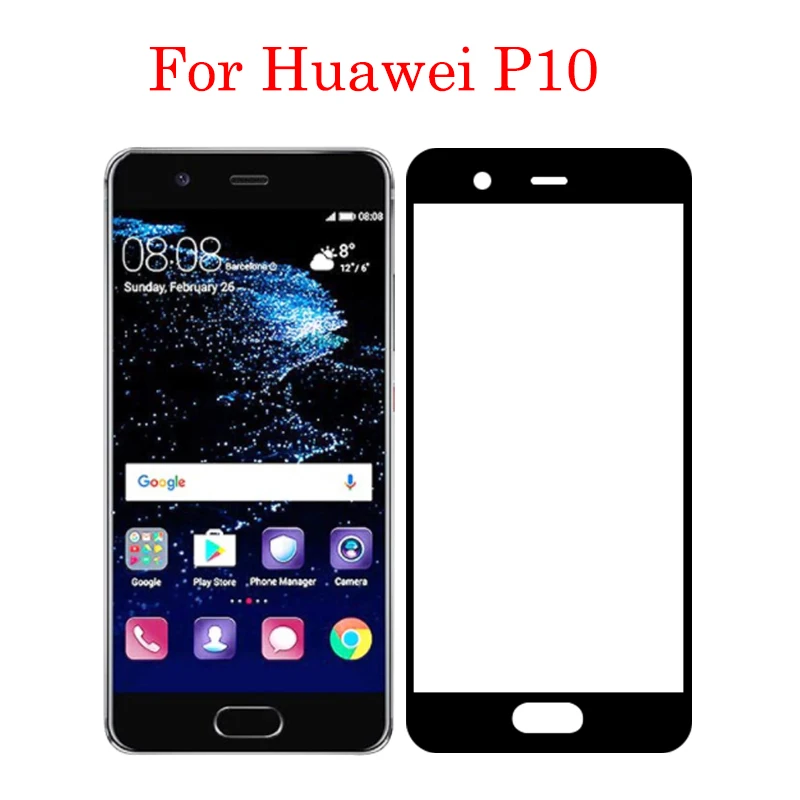 Защитный Стекло на для Huawei P9 Lite 2017 Экран протектор Huavei P10 свет Pro закалённое