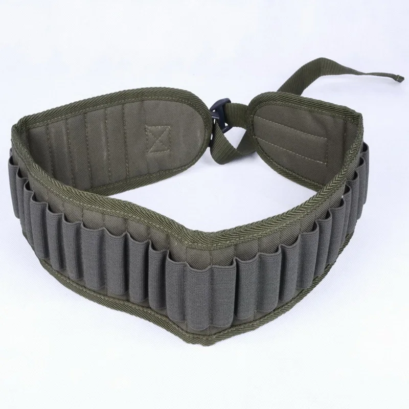 Adjustable Canvas Shell Belt Outdoors Soft Airsoft Guns Hunting Tactics