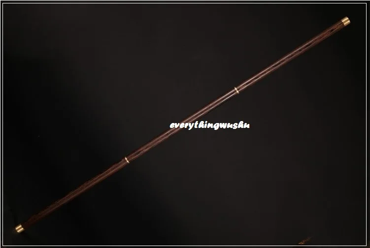 Tai Chi палочки цигун персонал Бо персонал 3 секции персонала ушу, тренировочные палочки - Цвет: Wenge 120cm