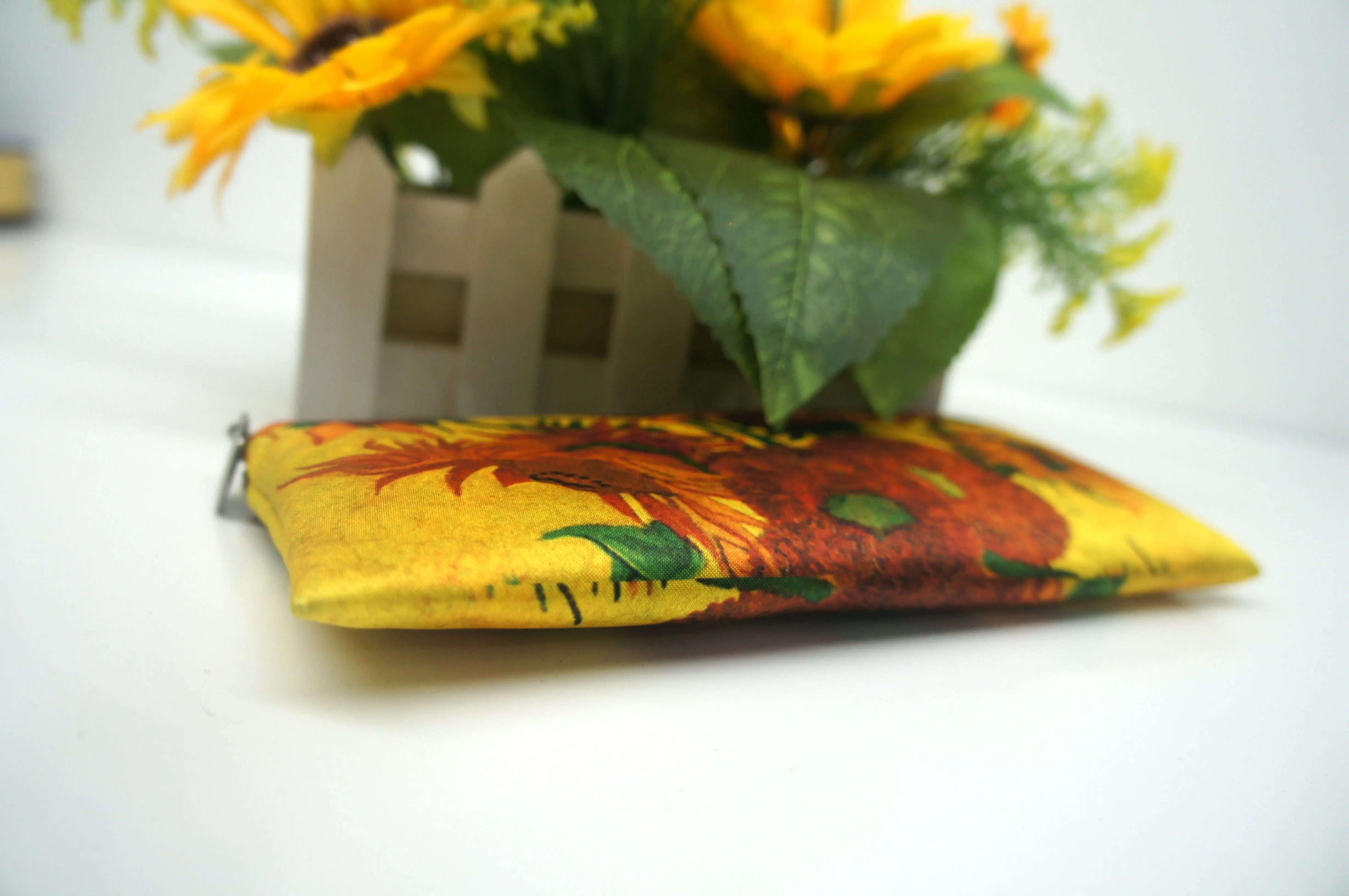 Ван Гог пшеничное поле с воронами и подсолнухами картина цифровая печать подарок сувениры художественные коллекции индивидуальные Карандаш сумка