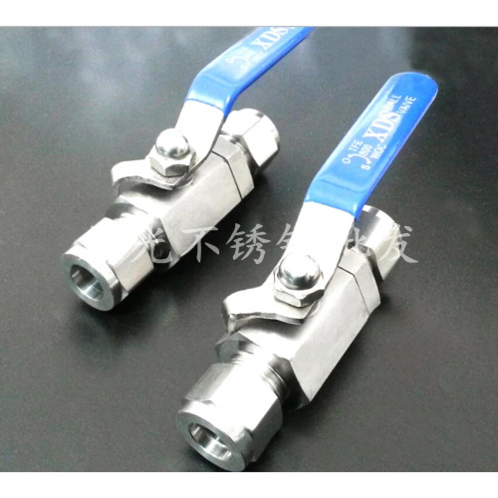 Fit 6/8/10/12/14 мм 1/" 3/8" 1/" внешний диаметр трубы сжимающий шаровой клапан 304 Нержавеющая сталь